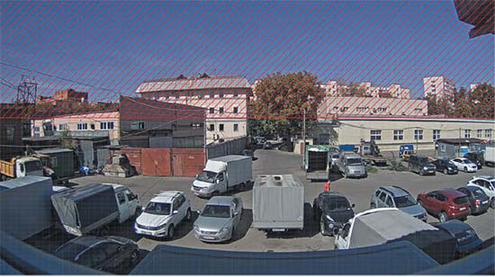 Зона исключения детектирования движения в ПО видеонаблюдения