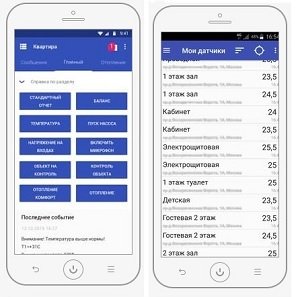 Управление отоплением gsm Кситал