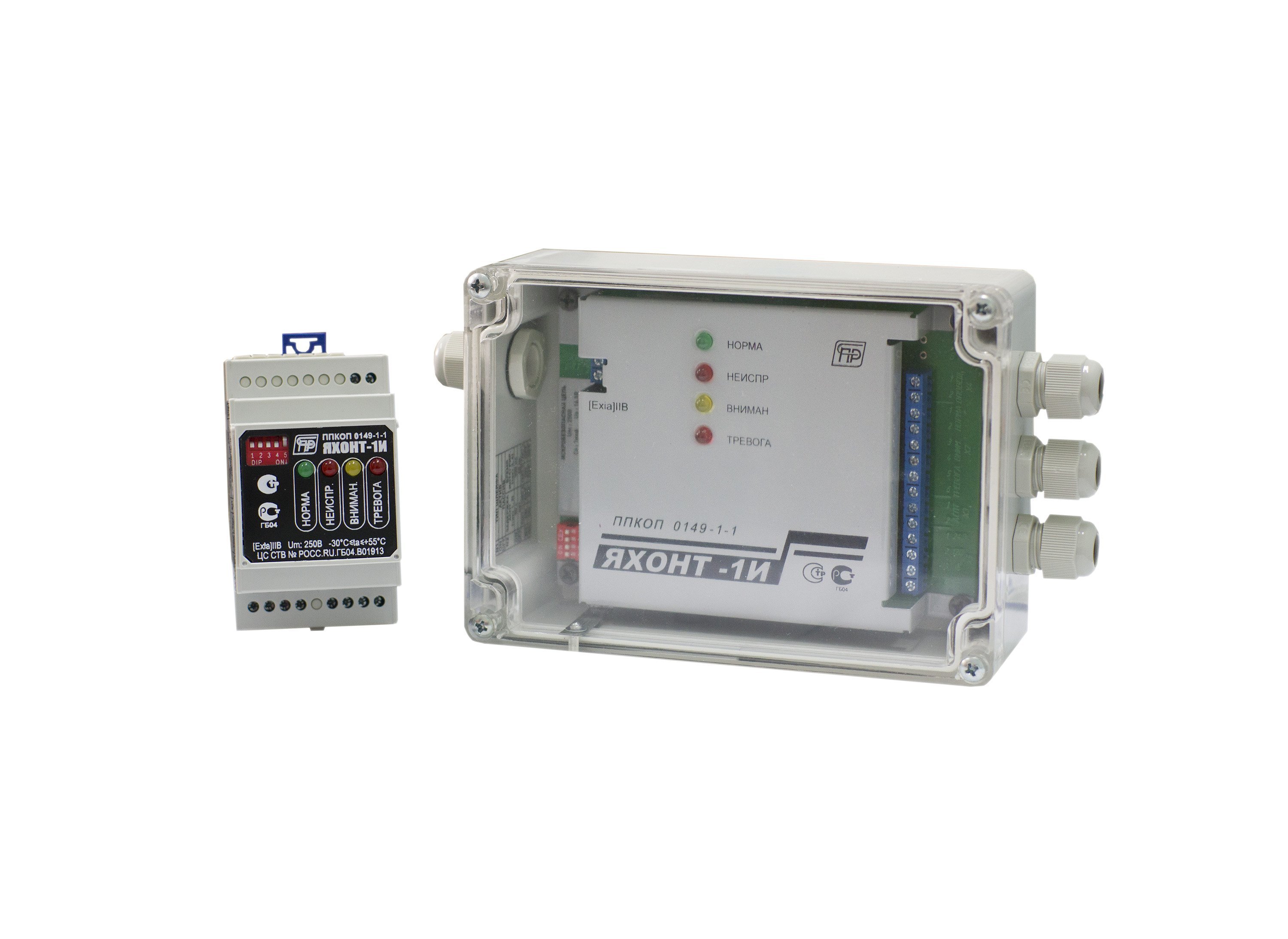 Яхонт 1И-05 вариант исполнения 12 (барьер искрозащиты), RS485, На DIN ...