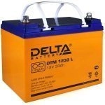 АКБ-33 DTM 1233 L Delta Свинцово-кислотный аккумулятор 12В/33Ач