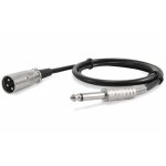 AT-KM-095-1Корд микрофонный, 1 м, XLR штекер - Jack 6.3