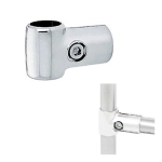 Соединитель (перп.2-х труб) ус.хром Ф25