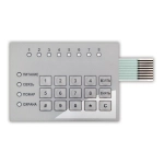 Пленочная клавиатура для корпуса М3 8 шлейфов