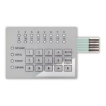 Пленочная клавиатура для корпуса М3 16 шлейфов