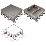 КМ IP66-2020, 12 вводов, нержавейка