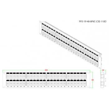 PP3-19-48-8P8C-C5E-110D изображение 2