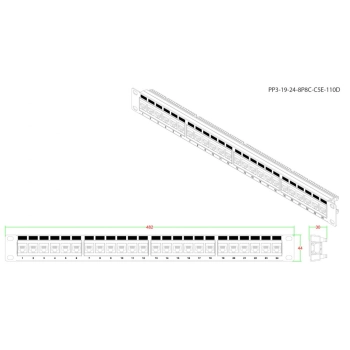 PP3-19-24-8P8C-C5E-110D изображение 3