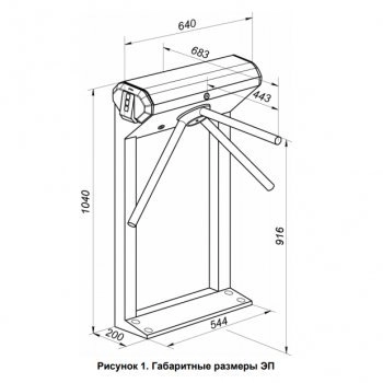 PERCo-KT02.3 (без планок) изображение 4