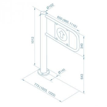 PERCo-WMD-05SW (без створки) изображение 2