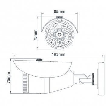 TR-D2111IR3/AC-D2111IR3 (3,6 мм) изображение 2