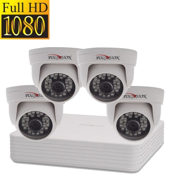 Актив-СБ Комплект AHD 1080p 4 внутр для офиса
