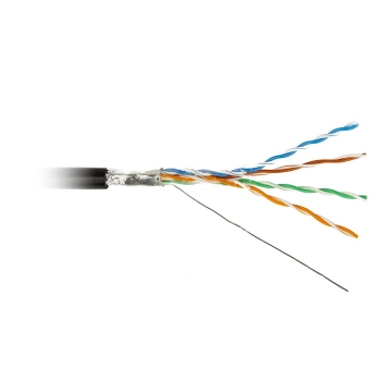 Hyperline FUTP4-C5E-S24-OUT-PE-BK-500