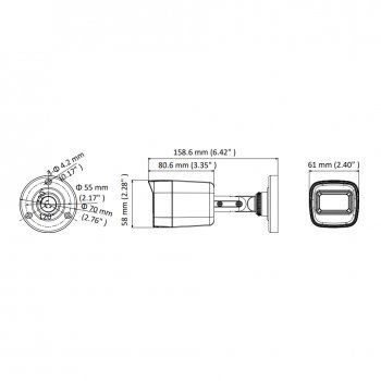 DS-2CE16H8T-ITF (6 мм) изображение 2