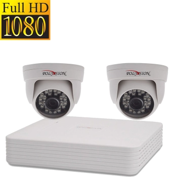Актив-СБ Комплект AHD 1080p 2 внутр для магазина
