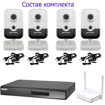 Комплект Wi-Fi 1080p  для квартиры вар 2 изображение 3