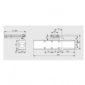 TS83 EN 3-6 BC+DC, бел.RAL9016 изображение 3