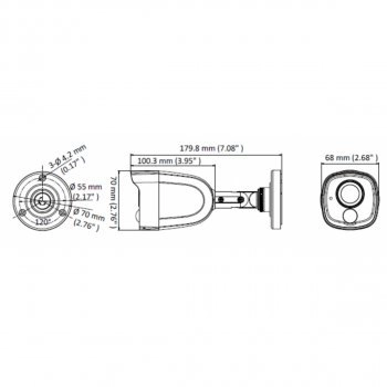 DS-T210(B) (3.6 мм) изображение 2