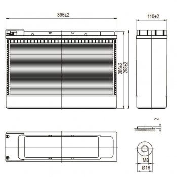 АКБ-105 FT 12-105 M Delta изображение 2