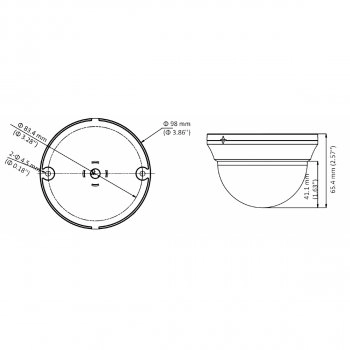 DS-2CE56D0T-IRMMF(C) (6 мм) изображение 2