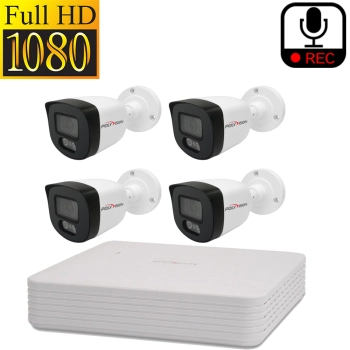 Актив-СБ Комплект IP 1080p 4  уличных