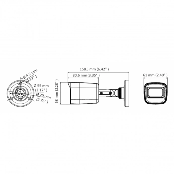 DS-T800(B) (2.8 mm) изображение 2