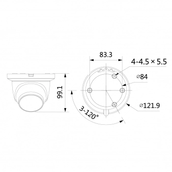 DH-IPC-HDW3249TMP-AS-LED-0360B изображение 4