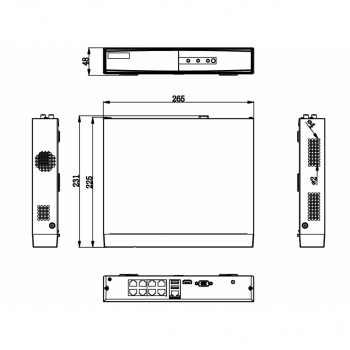 DS-7108NI-Q1/8P/M(C) изображение 2