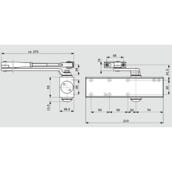 TS Profil EN2/3/4+Size5 BCA, корпус, чёрный RAL9005 изображение 4