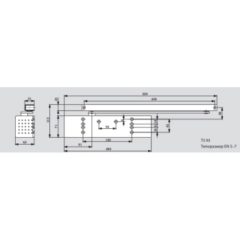TS93 G BC+DC EN 5-7, черный RAL 9005 изображение 2