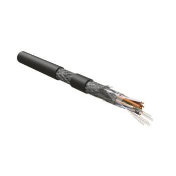 Hyperline ISFUTP4-C5E-P26/19-PVC-BK