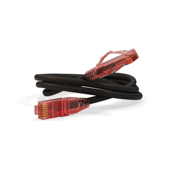 Hyperline PC-LPM-UTP-RJ45-RJ45-C5e-1M-LSZH-BK
