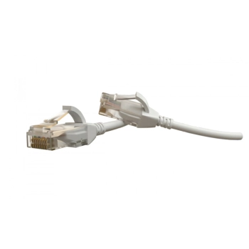 Hyperline PC-LPT-UTP-RJ45-RJ45-C6-3M-LSZH-WH