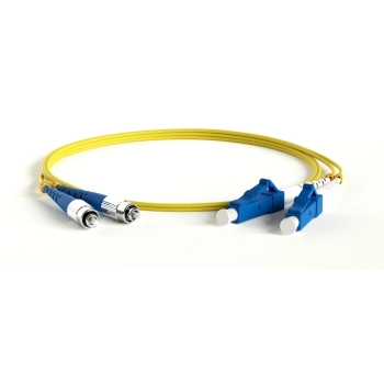 Hyperline FC-D2-9-FC/UR-LC/UR-H-15M-LSZH-YL