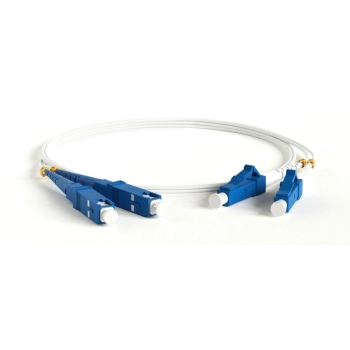Hyperline FC-D2-9A1-LC/UR-SC/UR-H-3M-LSZH-WH