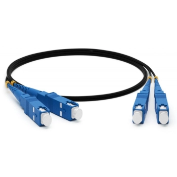 Hyperline FC-D2-9-SC/UR-SC/UR-H-1M-LSZH-BK