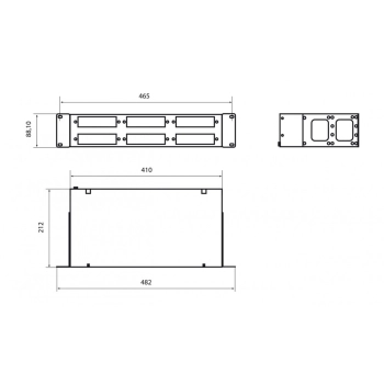 FO-19R-2U-6xSLT-W140H42-48UN-GY изображение 3