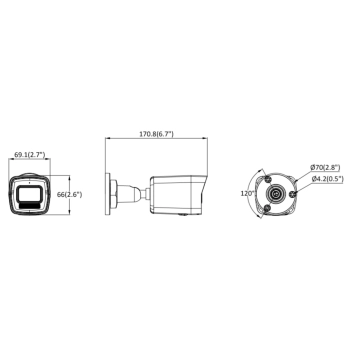 DS-I250M(C) (2.8 mm) изображение 2