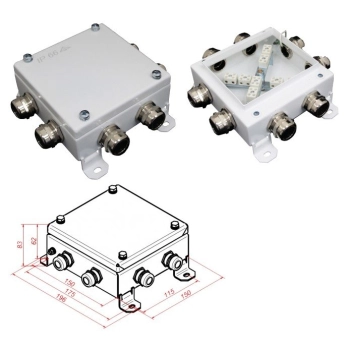 КМ-О (16к)-IP66-1515, 8 вводов изображение 1