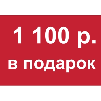 - Купон 1 100 рублей
